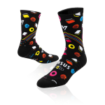 Allsorts Liquorice Active Crew Socks - 8-12
