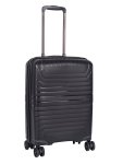 CELLINI Guardlite 4 Wheel Carry On Trolley Black
