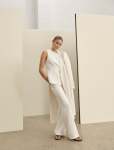 Marissa Wide Leg Pants - 16 Porcelain