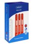 Marlin Dense Permanent Markers Pack Of 10 Red