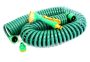 15M Coiled Garden Hose & Attachement Kit