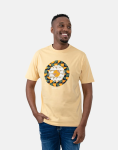 Ben Sherman Geo Target New Wheat T-Shirt - XXL Yellow