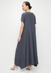 Edit Trapeze Maxi With Grown On Sleeve - Grey