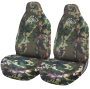 Rugged Life Waterproof Heavy Duty Car Seat Covers - Set Of 2 - Camo