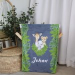 Fleece Blanket Grey Safari