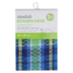 Dublin Check Kitchen Swab 30 X 30CM Colour May Vary