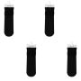 2 Pack - Ribbed Mid Tube Socks With Standard Fit Socks - Black