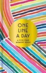 Rainbow One Line A Day - A Five-year Memory Book Hardcover