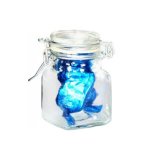 6PACK Square Cliptop Jar 8.5X4.5 Cm 90 Ml