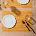 Leatherette Placemat Tan