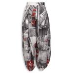 Grey Balloon Wide Leg Pants