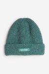 Girls Speckled Beanie - 54CM Green