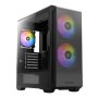 Antec NX416L Atx Micro-atx Itx Argb Mid-tower Gaming Chassis - Black