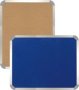 Parrot Info Board Aluminium Frame - Royal Blue Felt 1500 X 1200MM