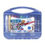 Doms Hex Oil Pastels 12 Plast Box