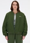 New Balance Linear Heritage Bomber Jacket - Kombu