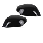Car Rearview Side Mirror Cover Compatible For Renault Megane 3 MK3 III 2008-2015 - Black Exterior Trim Cap Case 1PC Right