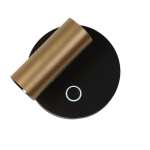 Prince Round Reading Wall Light Black Or White And Gold - White And Gold