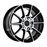 15" A-line Spree 5 114 Black Machine Face Alloy Wheels - Autostyle Motorsport South Africa