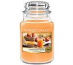 Candle Fresh Peach Large Jar Retail Box No Warranty product Overview fresh Scents Of Peach Apricot And Vanilla Notes Blend Toget