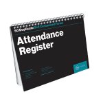 Rbe A4 Attendance Register Duplicate Book
