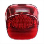 Motorcycle LED Tail Brake Light Rear License Lamp Compatible With Universal