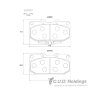 Kbc Brake Pads Front For Nissan Subaru - Spares Direct