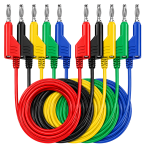 ED065 Swl Duel Ended Banana Plug LEADS.1000V 15AMPS 5 Pairs. L- 3 Meters