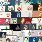 60-PACK Christmas Sticker Gift Tags By Gutbd - Self-adhesive Pvc Seals Single Use Irregular Shape Matte Finish For Diy Craft Pho