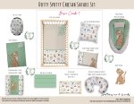 Cot Duvet Bedding Dotty Spotty Cheetah Safari Set