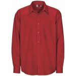 Mens Long Sleeve Washington Shirt Red