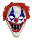 Curly Hair Scary Clown Halloween Mask