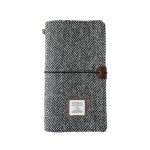 Tailormap Harris Tweed Travel Journal Soft Cover Travelers Notebook - 8.7" X 5.0" Refillable With One Blank Inserts Standard Siz