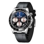 Pagani Design PD-1687 - Black & Blue Sunburst