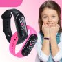 M3 Children's Digital Watch Adjustable Silicone Strap Waterproof Children's Watch Sports Wrist Electronic Watch Ideal Choice For Gifts