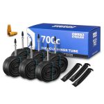Corki Cycles Road Bike Tubes 700 X 35C 37C 38C 40C 43C Presta Valve 60MM 6 Pack