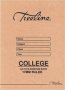 Treeline A4 17MM Ruled 72PG College Exercise Books   20 Pack   - 17MM Ruled & Margin