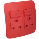 Double Dedicated Red Socket Outlet - Buy Online At 7 Triple 7