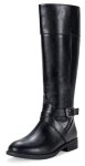Vepose Women's Black Knee High Boots Fashion Riding Tall Boot With Zipper 948 Size 6 Us - Calf Boots CJY948 Black 06