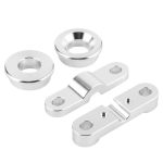 Acouto Shifter Bushing Kit Front Rear Shifter Bushing Kit Replace Aluminum Alloy Fit For Civic del Sol B16 B18 With B Series Eng