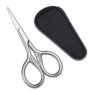 Small Scissors For Grooming Stainless Steel Small Scissors With Textured Handle 3.5INCH Multi-purpose Vintage Beauty Grooming Kit For Facial Hair E