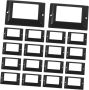 24PCS Antique Metal Label Holders Decorative Drawer Pulls For Boxes Easy In