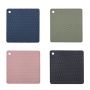 4 Piece Silicone Honeycomb Mat Heat Resistant Dining Table Placemat Pot Holder