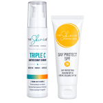 The Skin Lab Glow Protection Triple C Antioxidant Serum 50ML & Day Protect SPF50