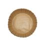 16CM Non-stick Air Fryer Parchment Paper Liners -circular Brown - 100 Piece