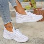 Summer Mesh Shoes Women's Soft-soled Anti-slip Breathable Casual Sneakers New Slip-on Mesh Courtesy Sandals