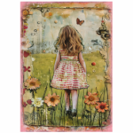 Tear Resistant Deco Print Girly Spring Journal