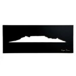 Cape Town Skyline Black Wall Art