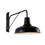 Burano Metal Wall Light Black
