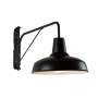 Burano Metal Wall Light Black